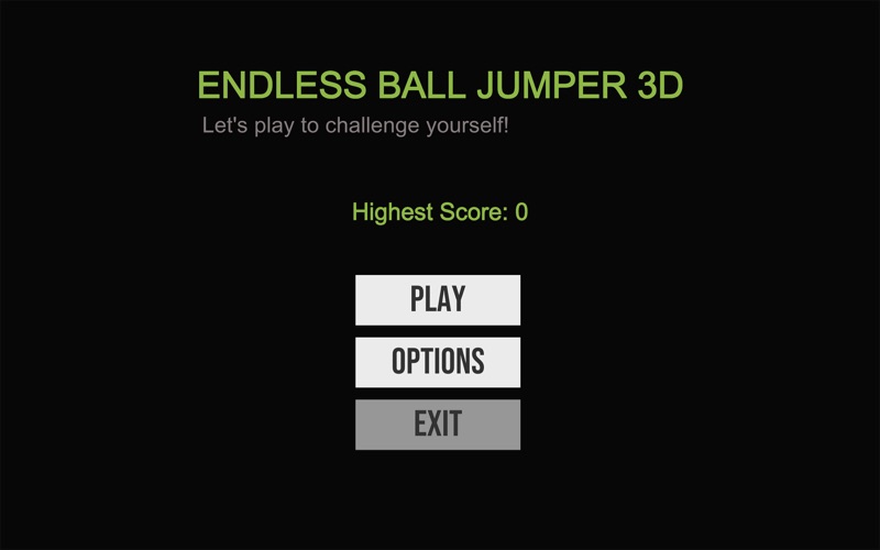 Screenshot #1 pour Endless Ball Jumper 3D