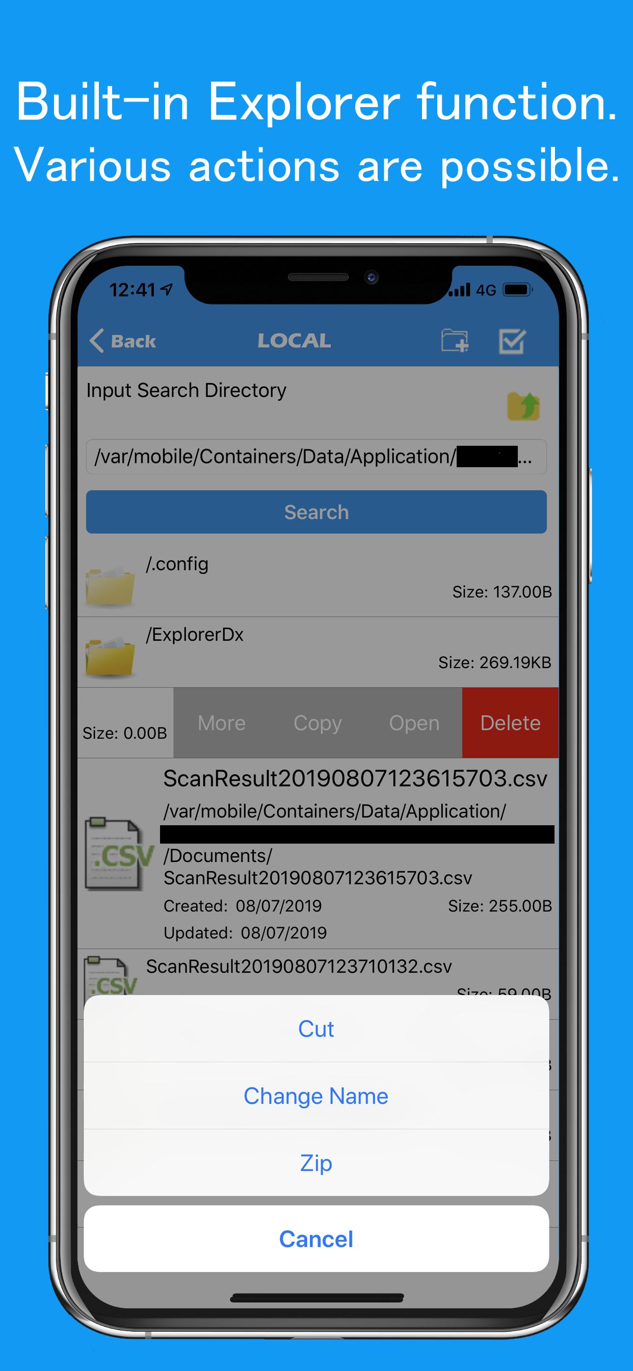 ExplorerDx -ManageQRCode&File-
