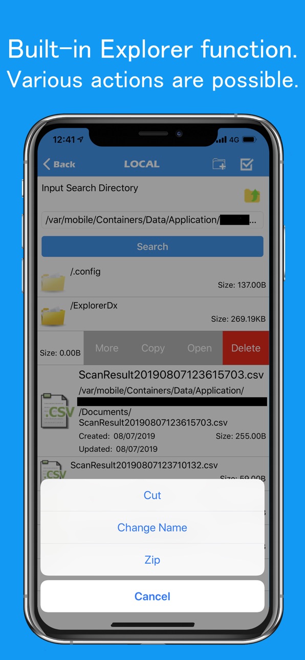 iPhone screenshot