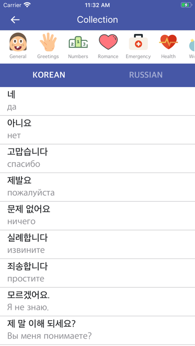 Screenshot #2 pour Korean-Russian Dictionary