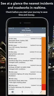 nsw roads traffic & cameras iphone screenshot 4