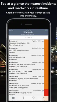 NSW Roads Traffic & Cameras iPhone image 4