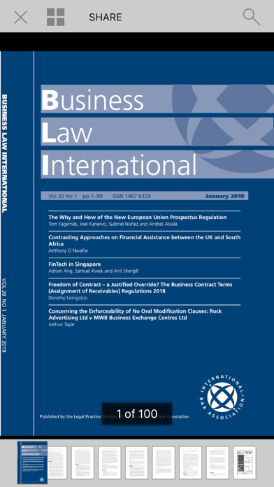 Business Law International Screenshot