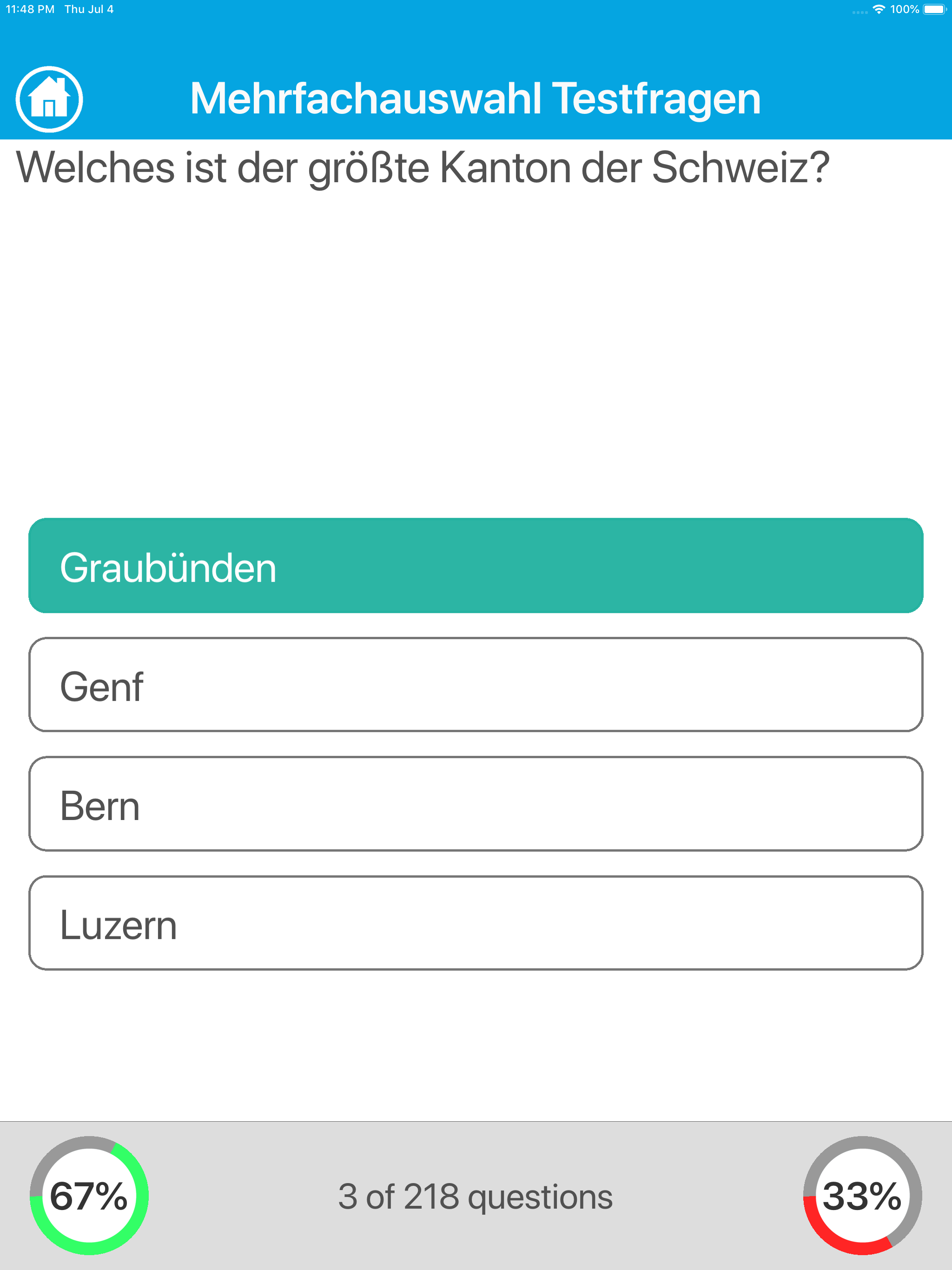 Die Schweiz Quiz screenshot 7