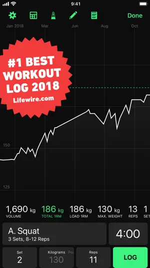 HeavySet - Gym Workout Log screenshot 1