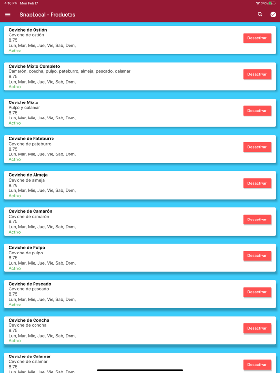 Screenshot #6 pour Snap eats - Locales