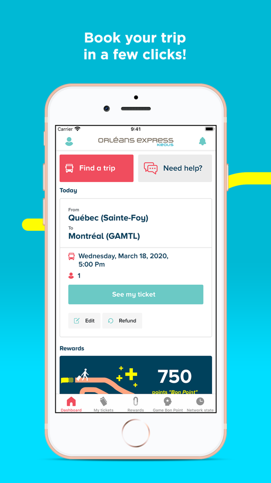 #1. Orléans Express (iOS) 由: Keolis Canada
