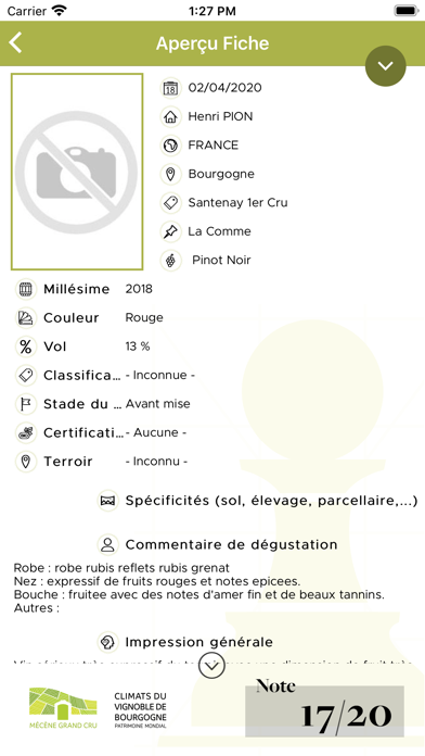 App screenshot