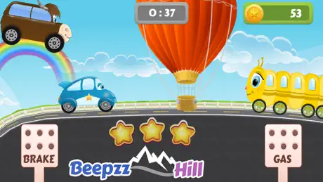 Racing game for toddlers