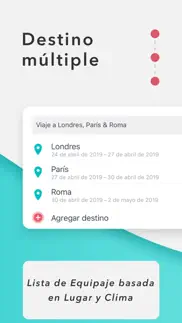 packr - lista viaje y equipaje iphone capturas de pantalla 3