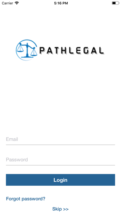 Screenshot 1 of PathLegal App