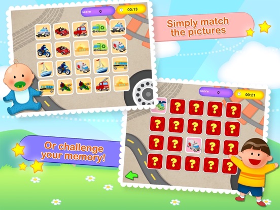 Awesome Memory Match iPad screenshot