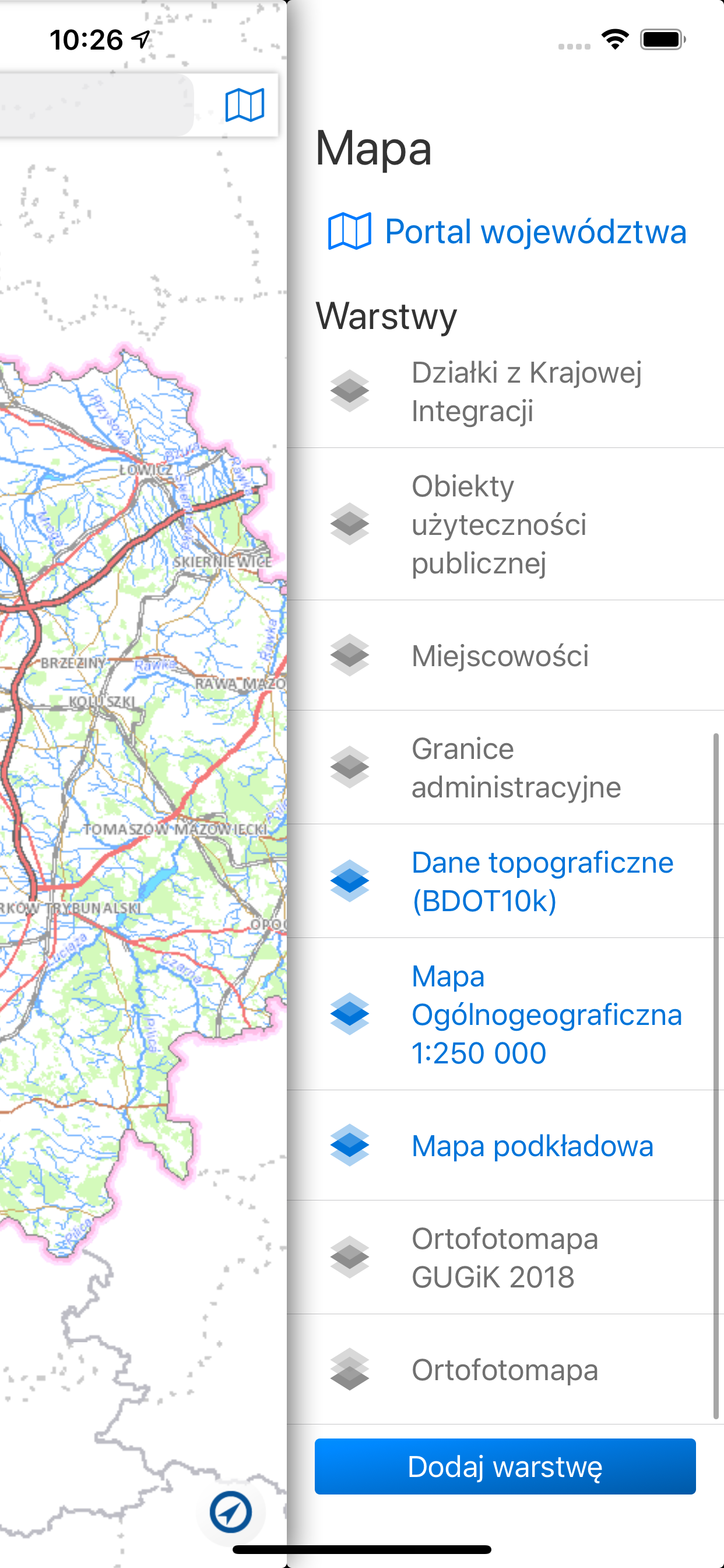 Geoportal woj. Łódzkiego screenshot 3