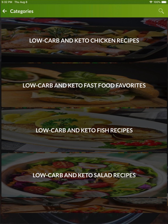 Screenshot #6 pour Low Carb Recipes - Meals