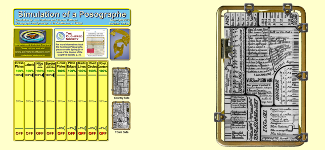 Animated Antique Posographe