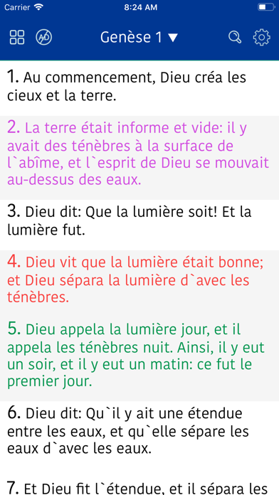 Screenshot #1 pour French Bible* (La Bible)