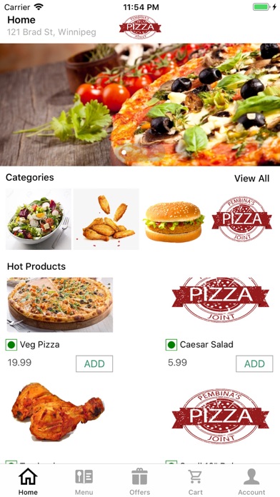 Screenshot #1 pour Pembinas Pizza Joint