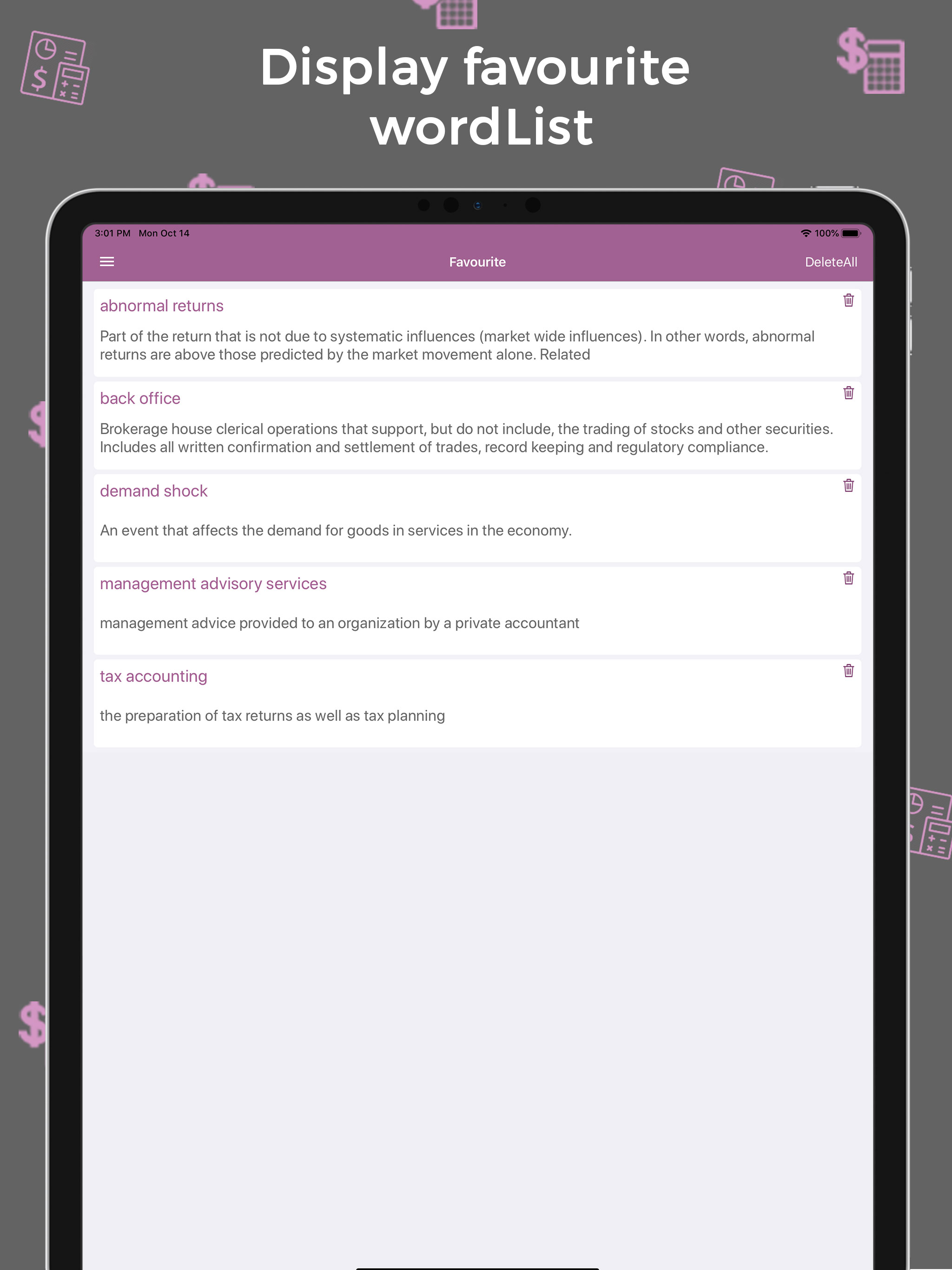 Accounting Dictionary :Offline screenshot 10