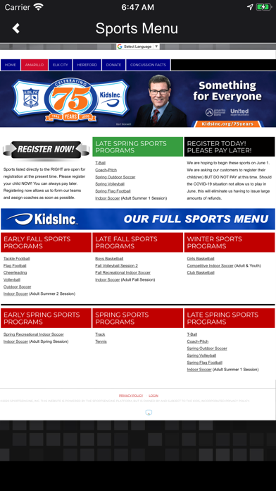 Screenshot #3 pour Kids, Inc. of Amarillo, Texas