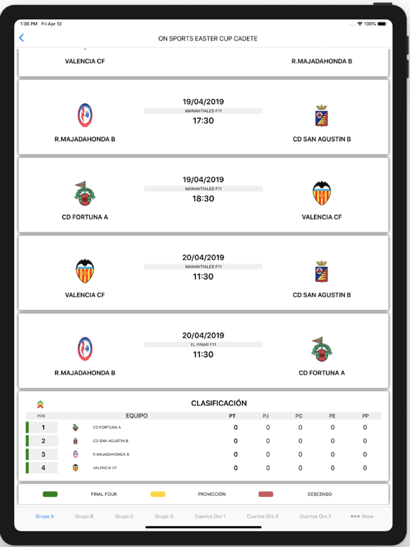 Screenshot #6 pour OnSports Competiciones