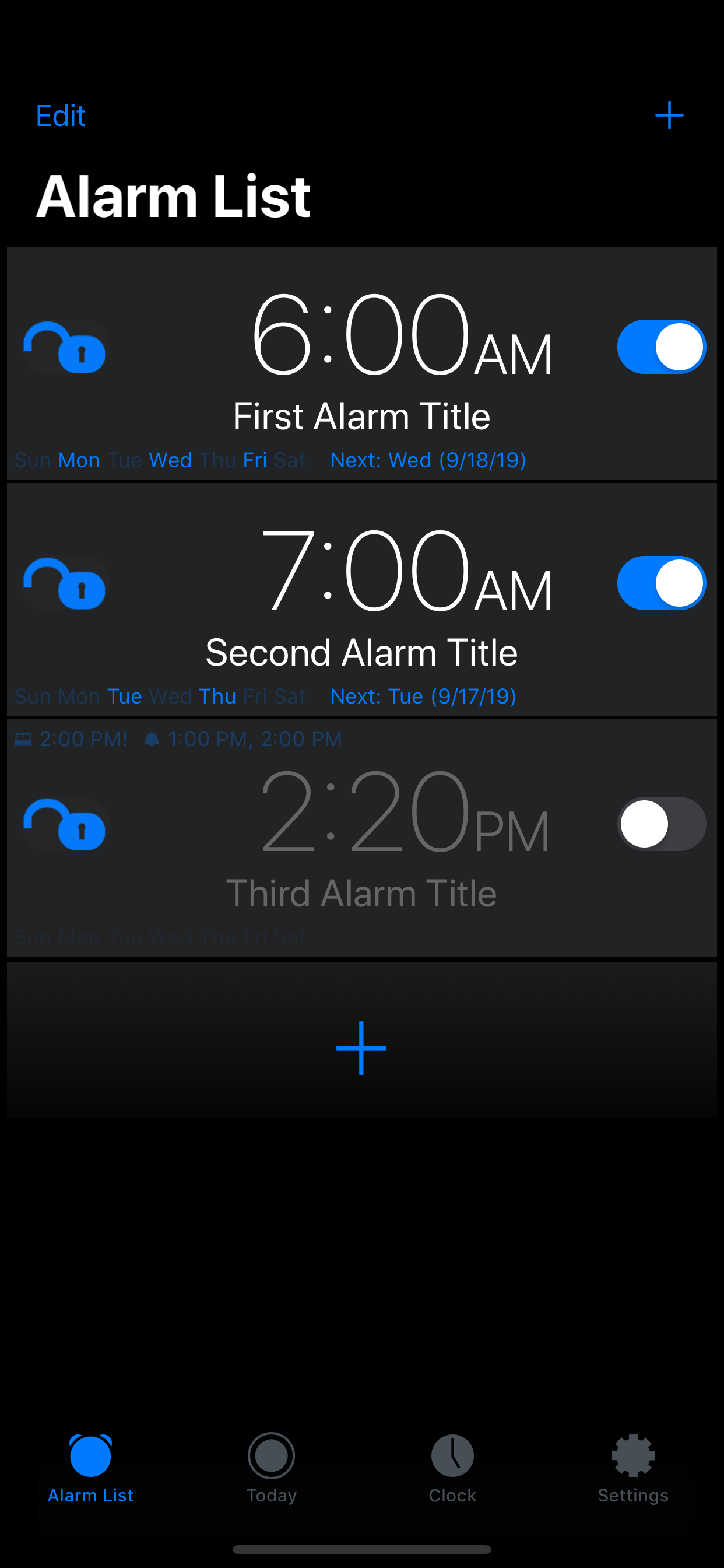 Memory Alarm Clock