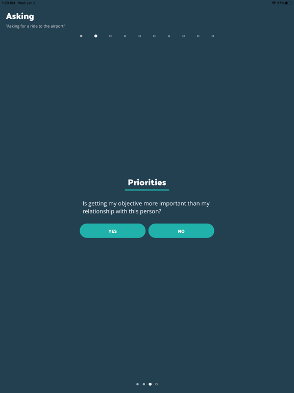 The Dime Game iPad screenshot 4 - Health & Fitness app