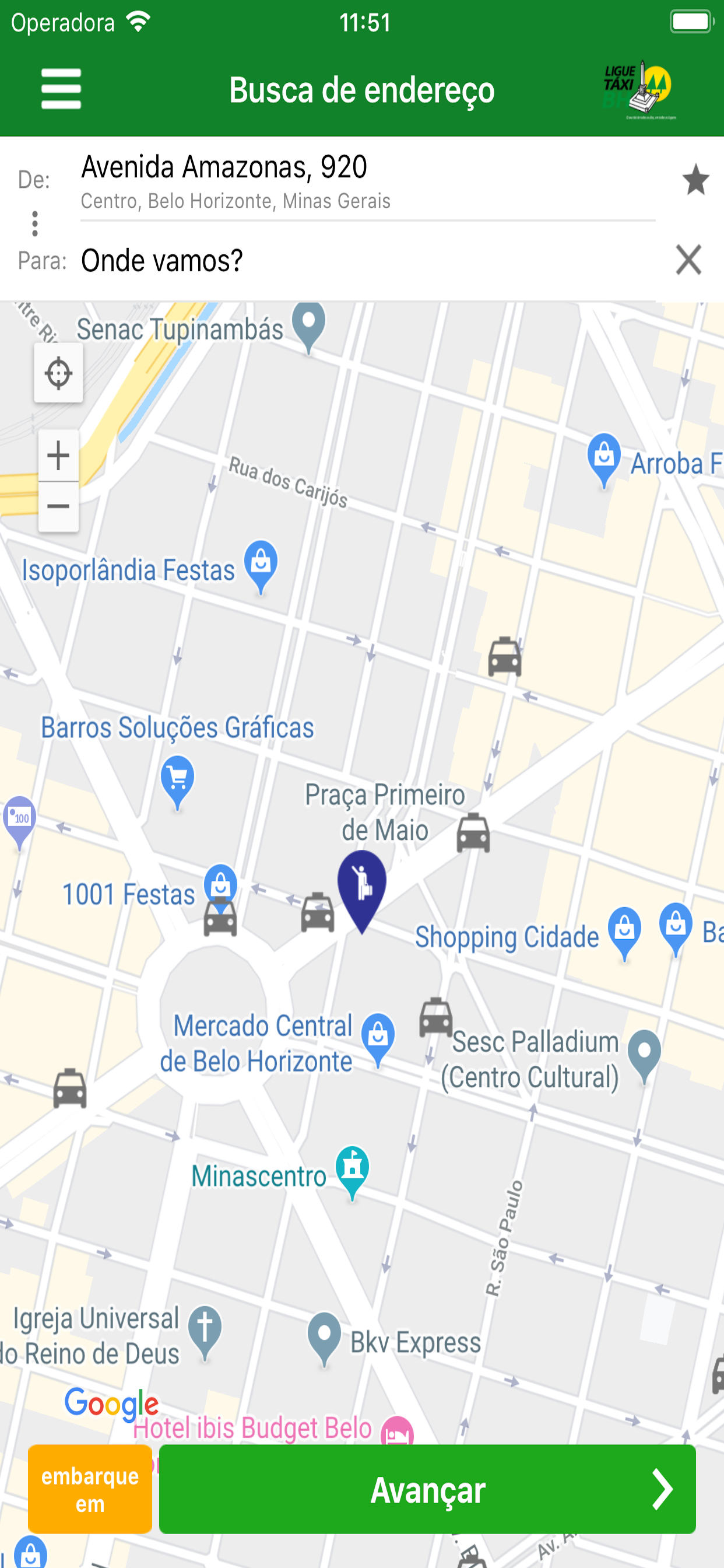 LIGUE TÁXI BH