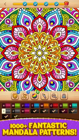 Game screenshot Cross Stitch Coloring Mandala mod apk