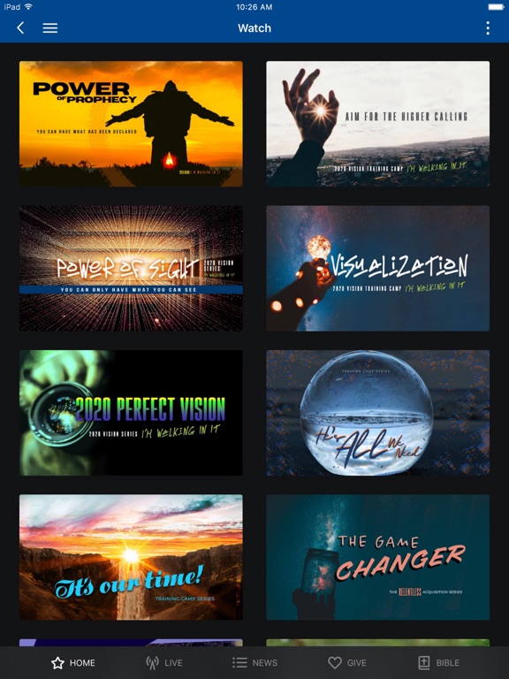 Living Praise Church iPad screenshot 2 - Lifestyle app