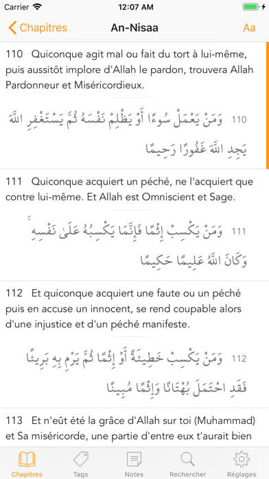 Screenshot #2 pour Notes Coran