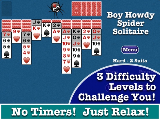 Screenshot #5 pour Totally Fun Spider Solitaire!