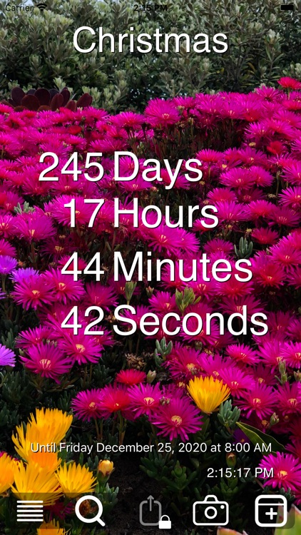 Countdown to an Event