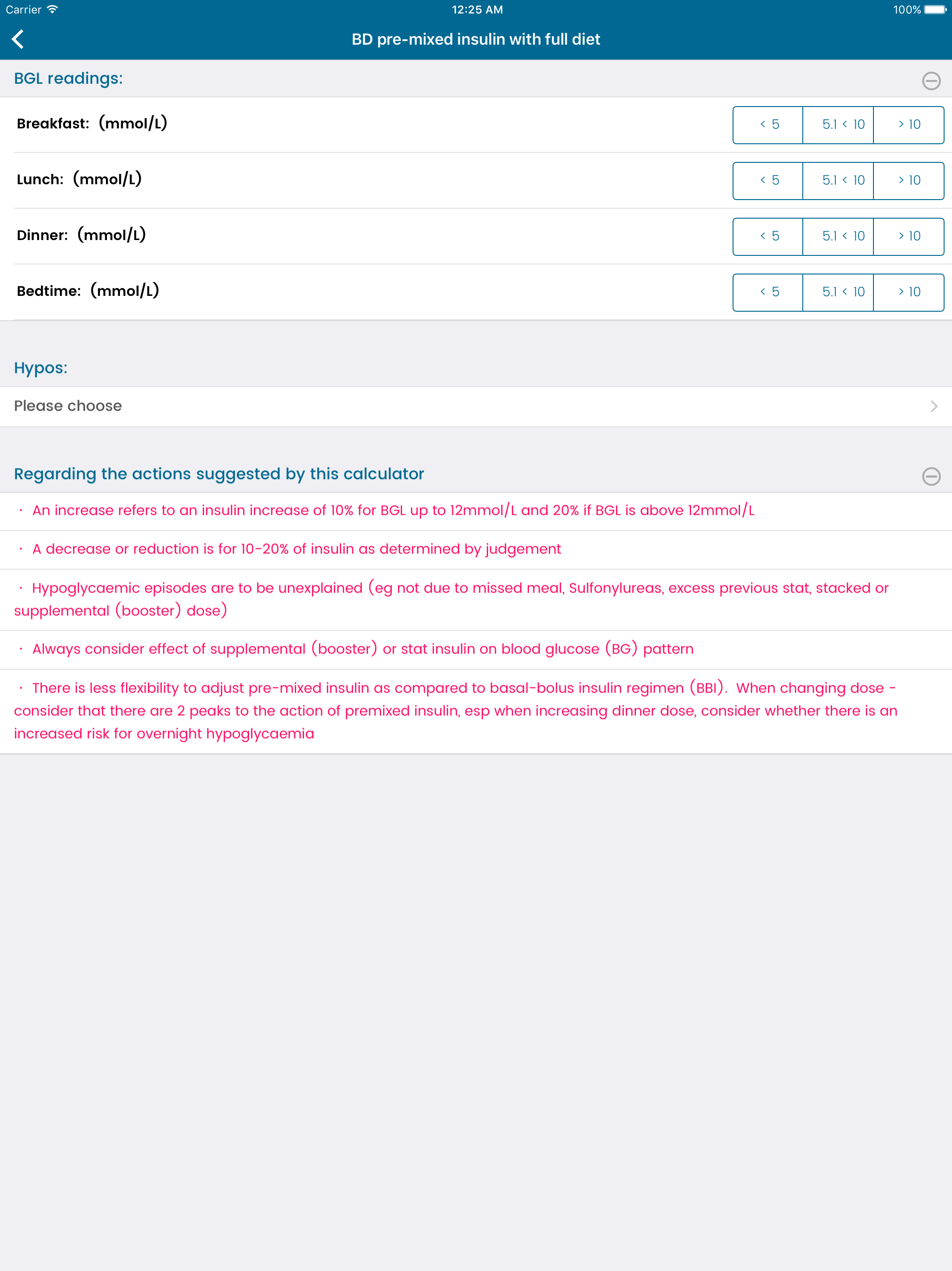 Thinksulin screenshot 9