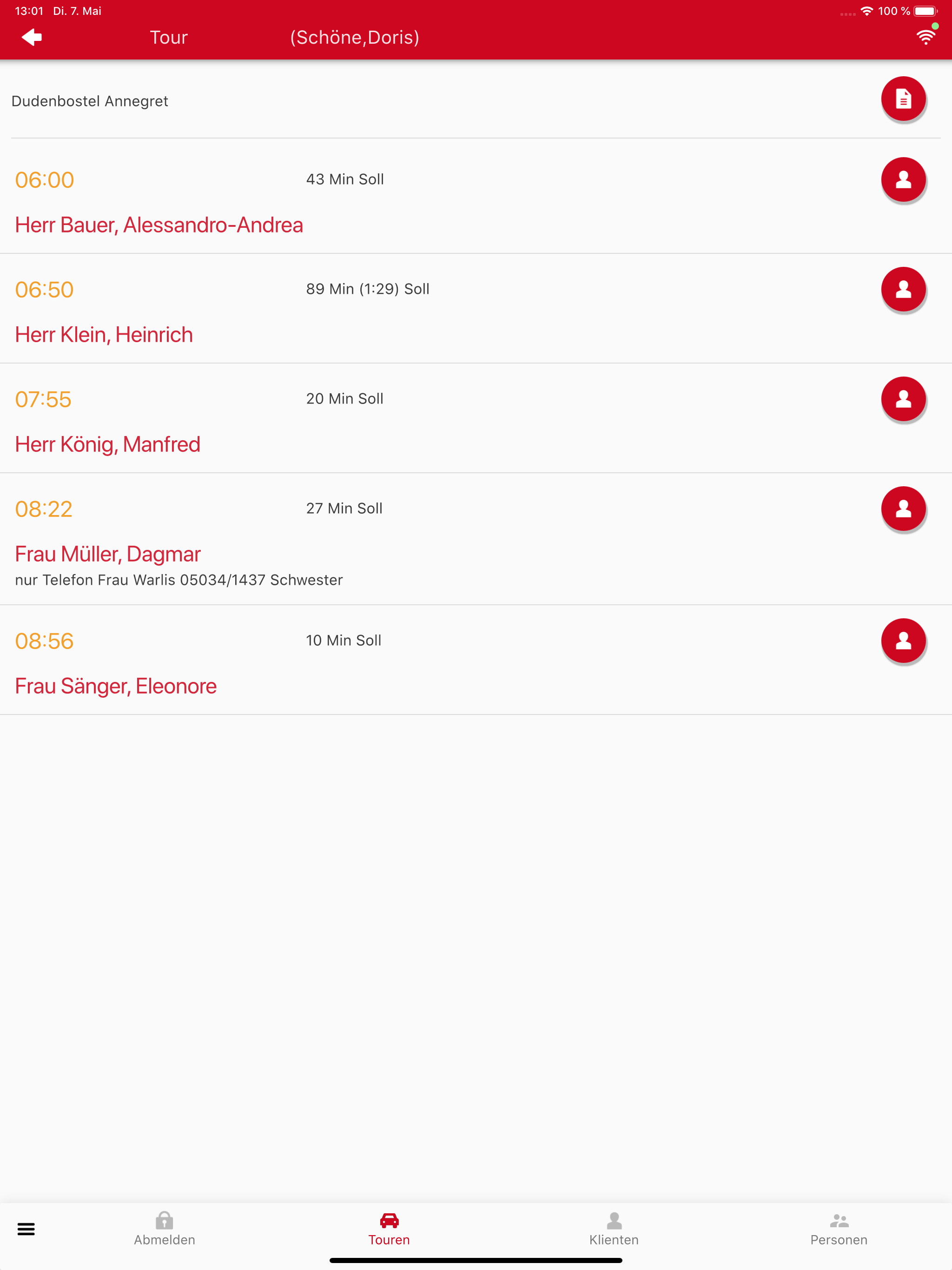 ProfSys ambulant screenshot 6