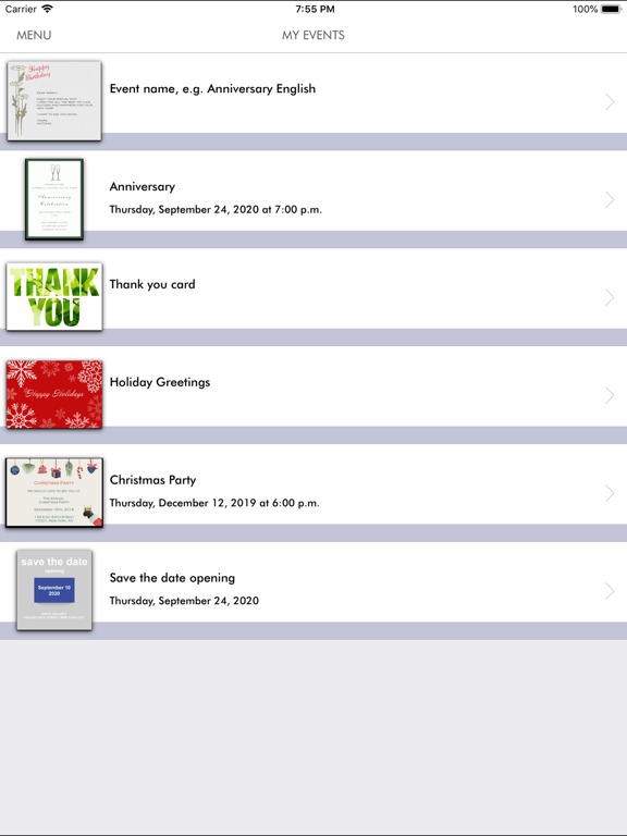 EventKingdom Online Post iPad screenshot