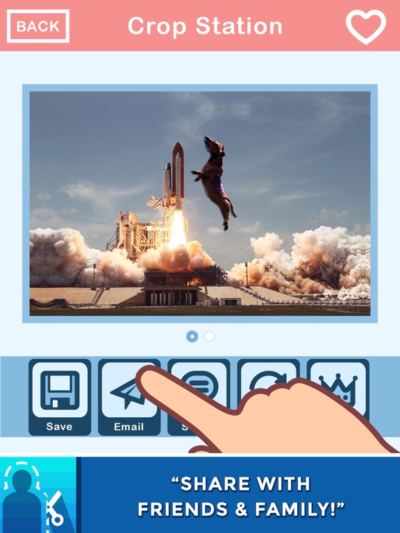 In The Pic Photo Crop & Chop iPad screenshot 4 - Entertainment app