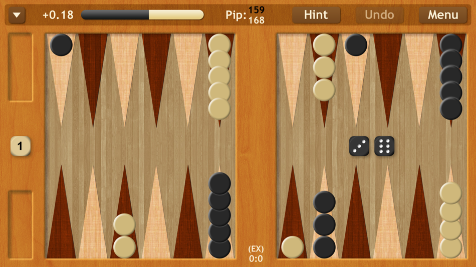 #1. Backgammon NJ (iOS) 由: Jimmy Hu