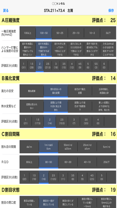 TUNNEL FACE MONITORINGのスクリーンショット2 TUNNEL FACE MONITORINGのスクリーンショット2