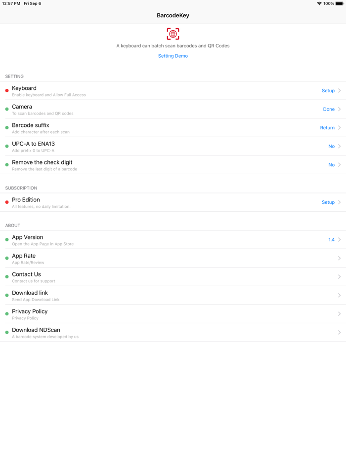 Barcode Keyboard - BarcodeKey