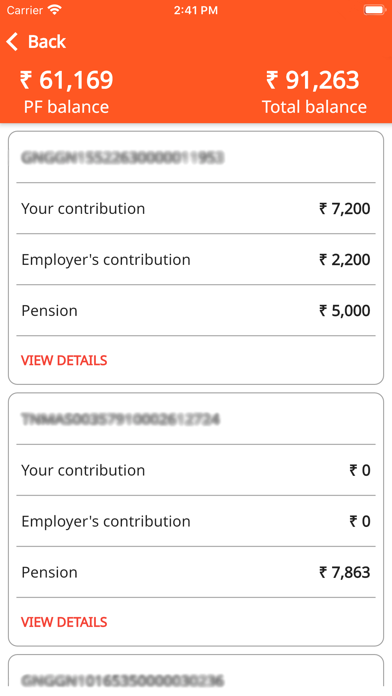 PF Balance Check - Passbook screenshot 3