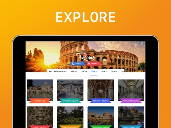 Rome Travel Guide Offline iPad screenshot 3 - Travel app