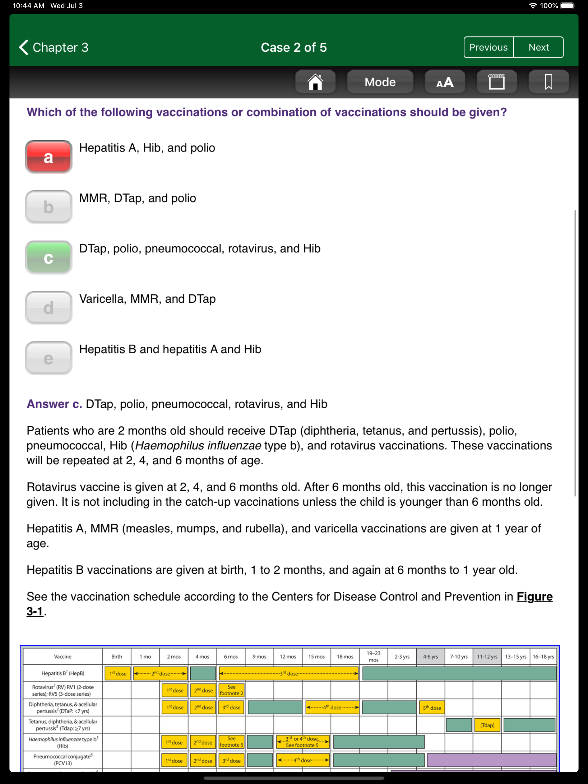 Pediatrics CCS USMLE Step 3 screenshot 11