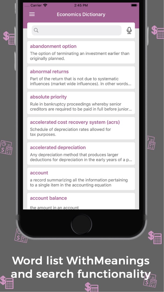 #2. Accounting Dictionary :Offline (iOS) 由: Puju Dekivadiya