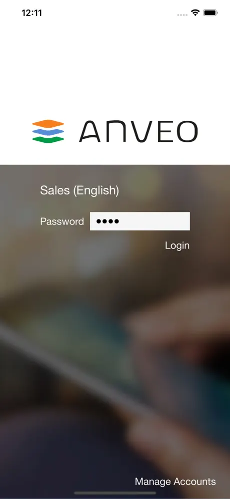 Anveo Mobile App Classic