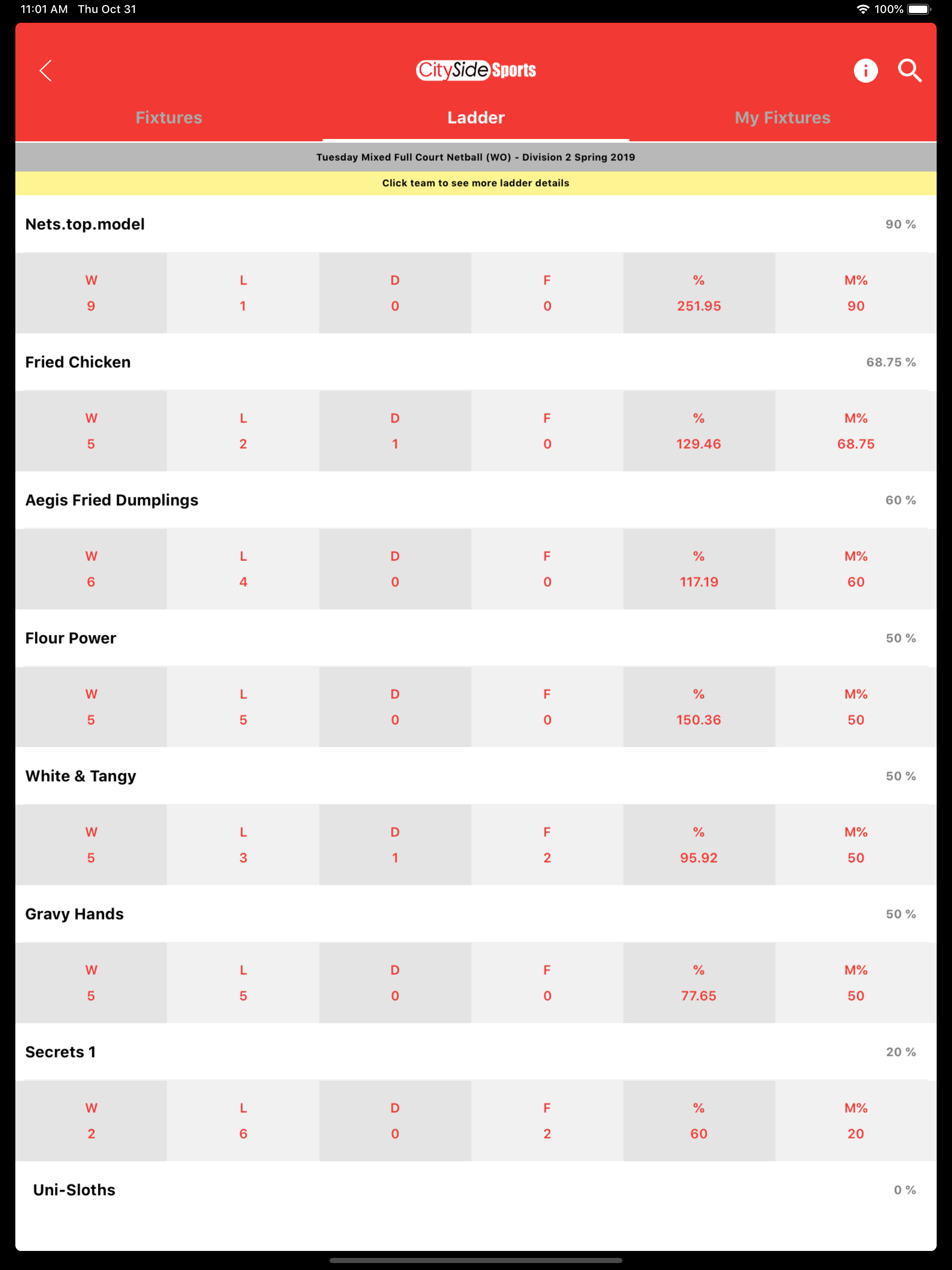 CitySide Sports screenshot 10