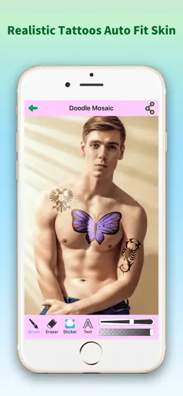 Game screenshot Doodle Sticker-Make Photo Blur apk