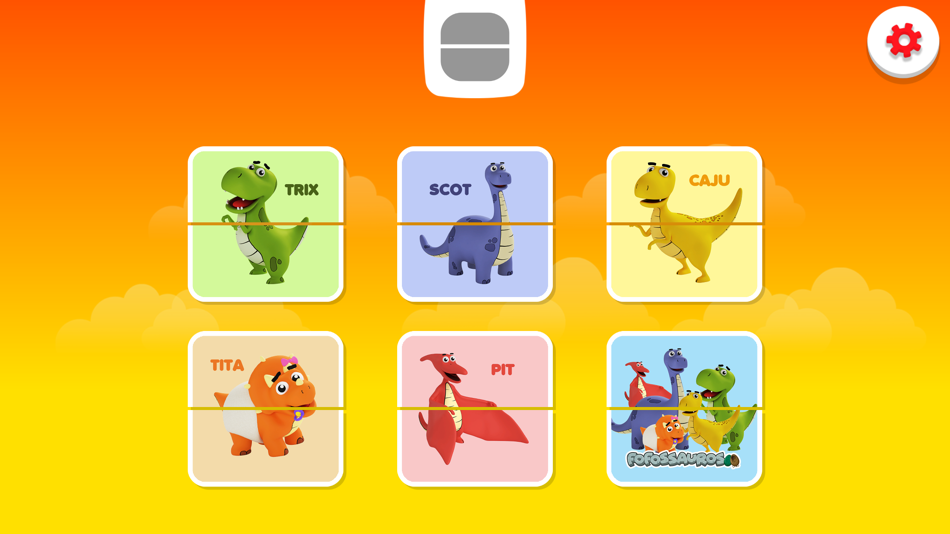 #2. Quebra-Cabeça Cubo Fofossauros (iOS) 由: Xalingo SA Industria e Comercio.