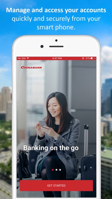 China Bank Mobile App Screenshot