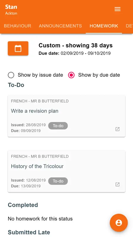 ClassCharts Parents screenshot 2 of 4