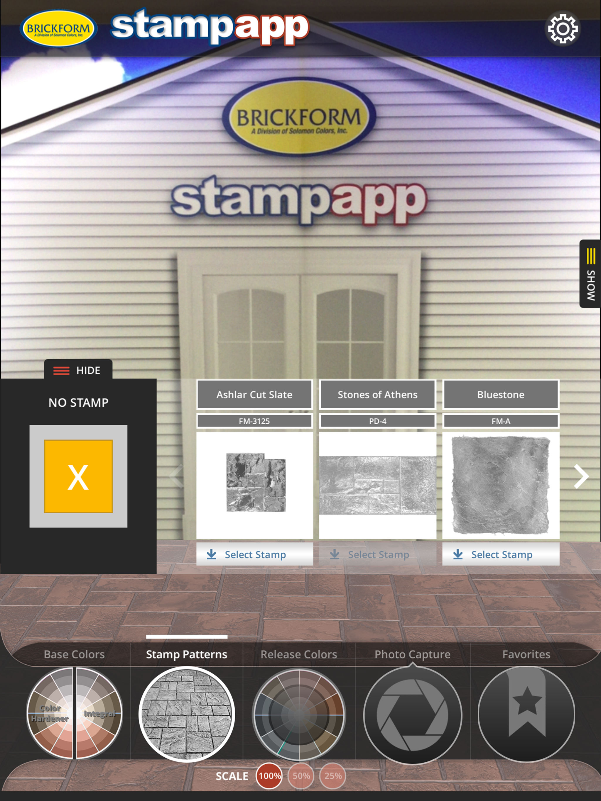 Brickform StampApp